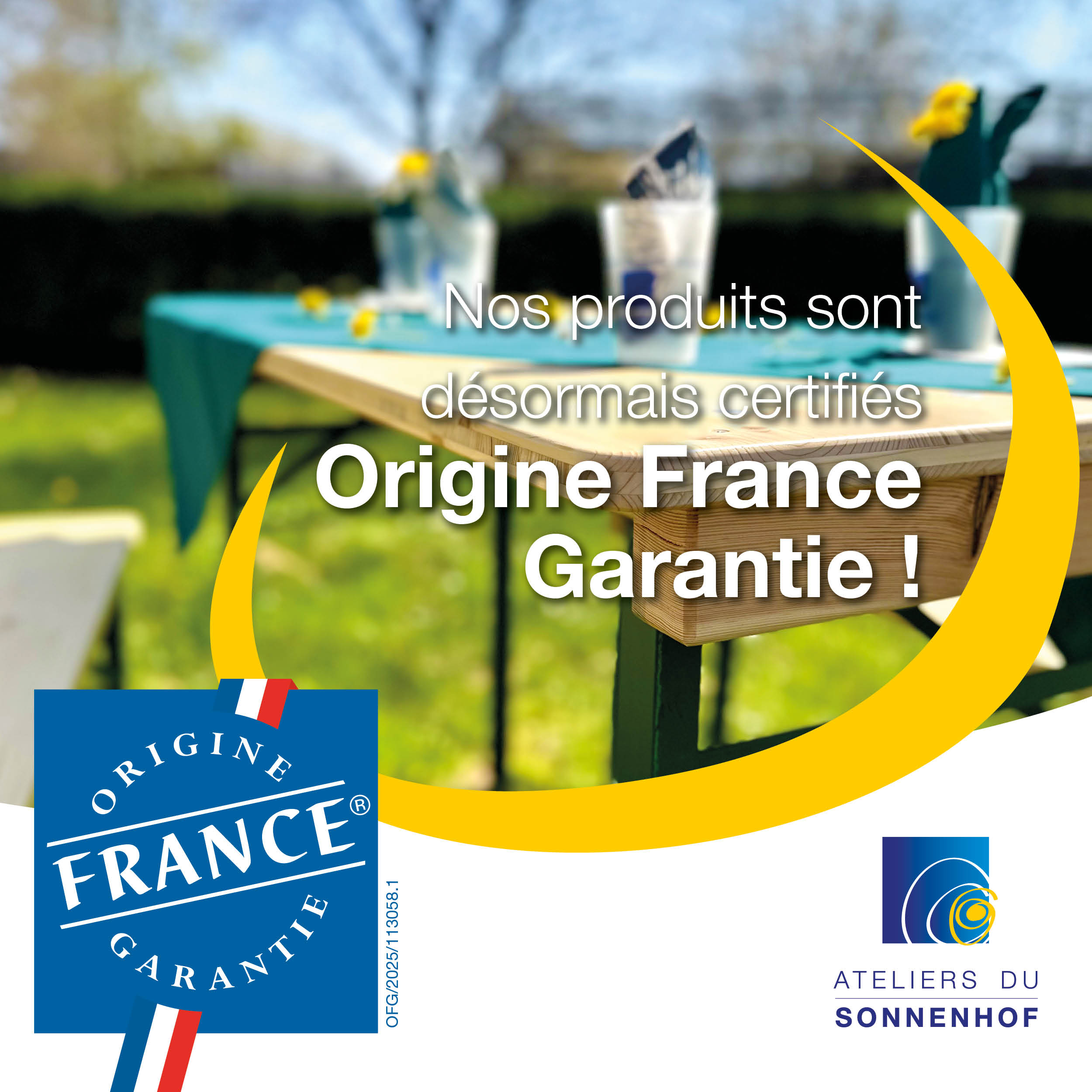 Sonnenhof - Certification Origine France Garantie